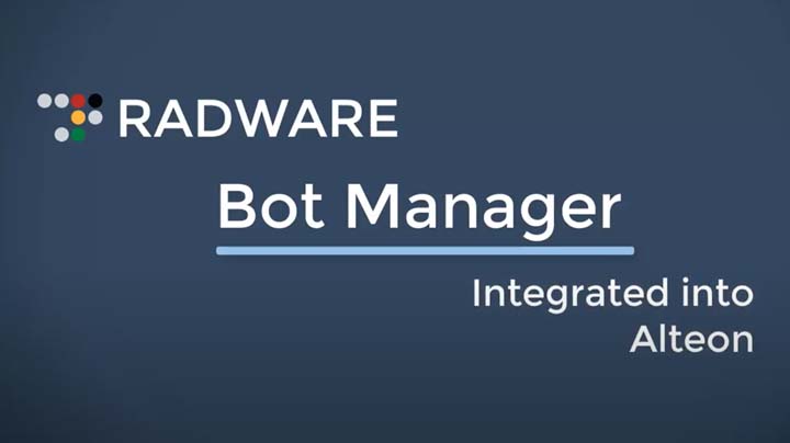 Alteonによる悪質なボットからの防御。表紙画像